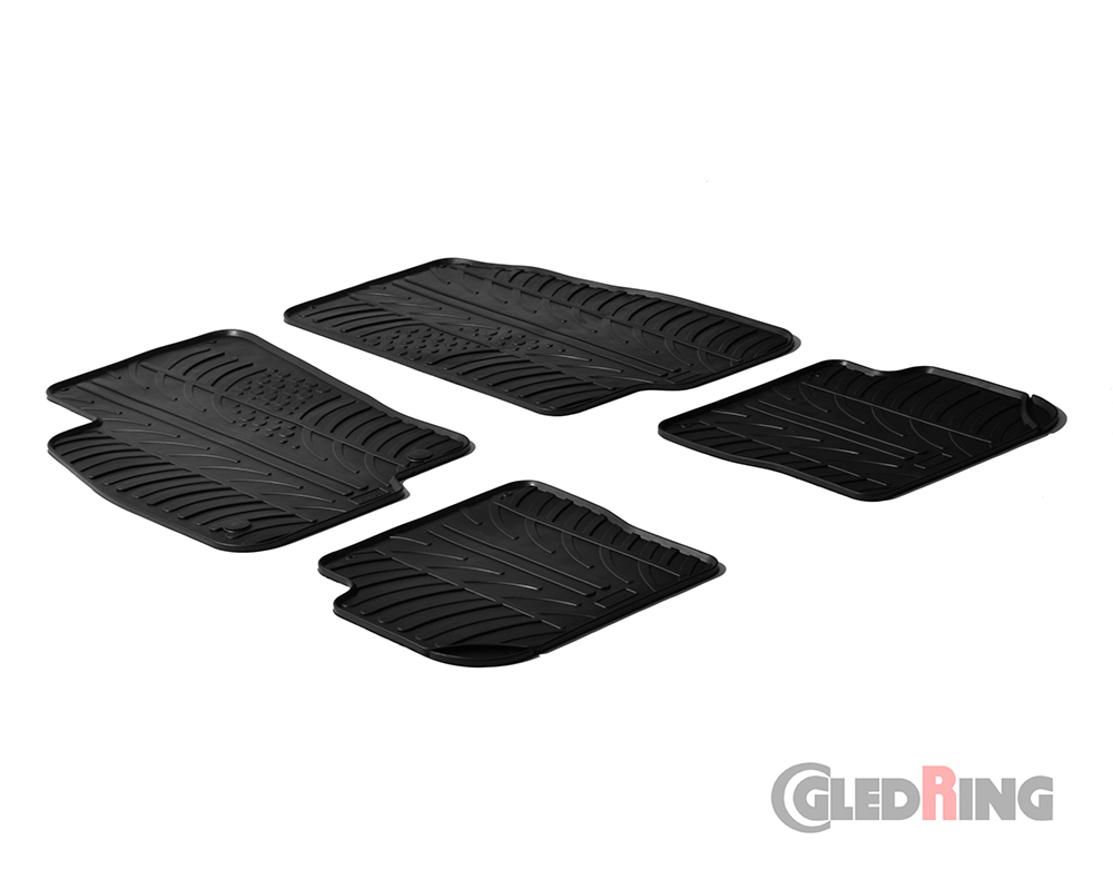 Alfombrillas goma para Fiat Punto, 2010-2014
