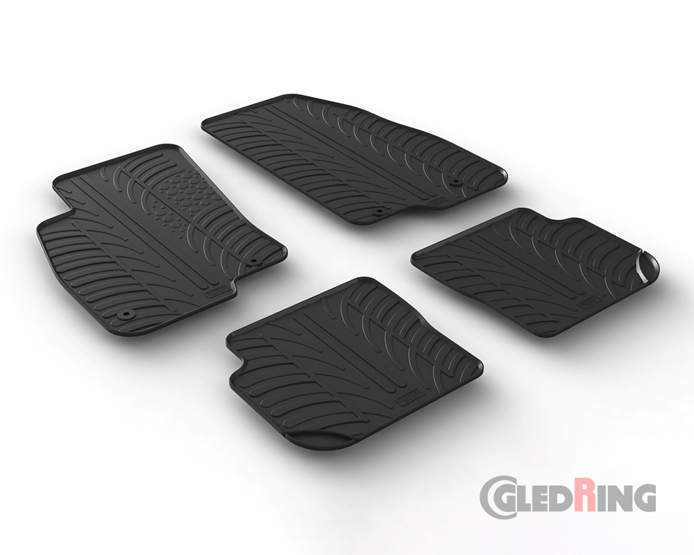 Alfombrillas goma para Fiat Punto, 2014-