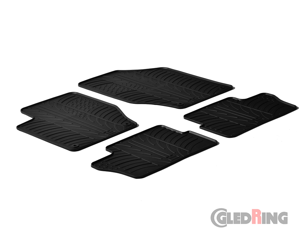 Tapetes de borracha para Peugeot 308, 2007-2013