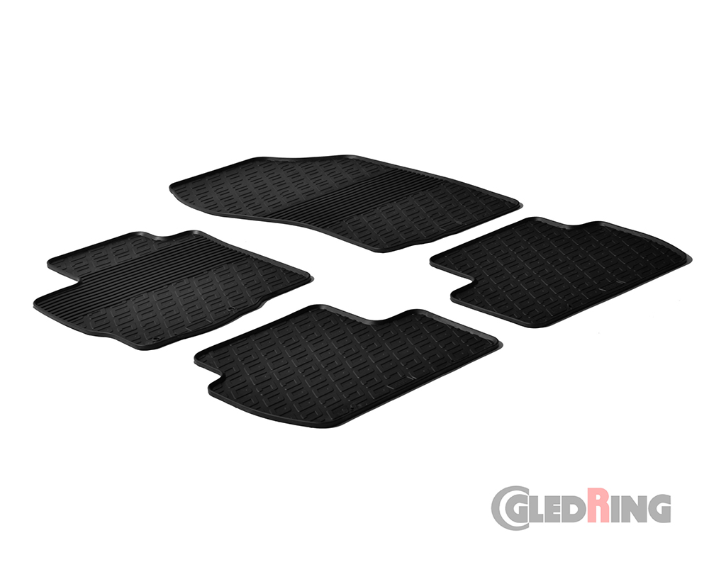 Rubber mats for Peugeot 4007, 2008-