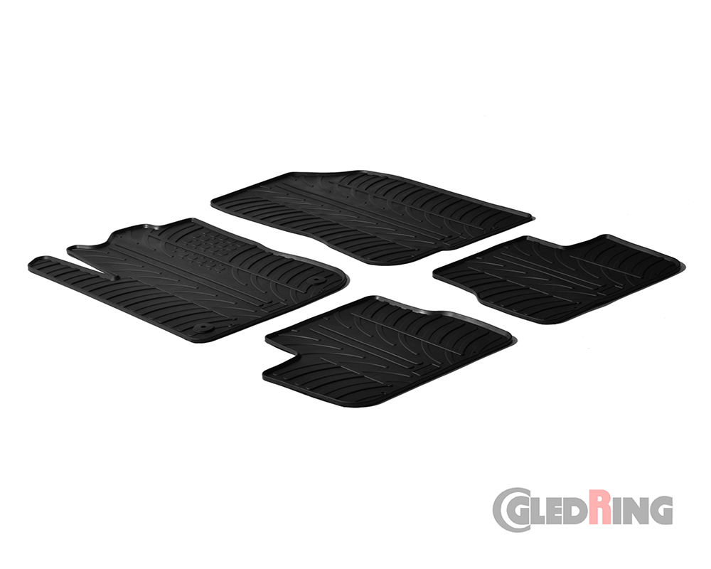 Tapetes de borracha para Peugeot 208, 2012-2019, 5 Portas