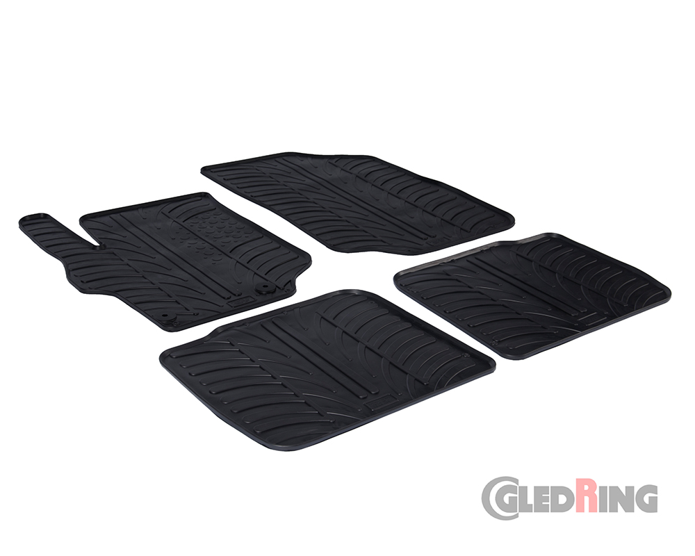 Alfombrillas goma para Citroen C-Elysee, 2012-, 4 Puertas