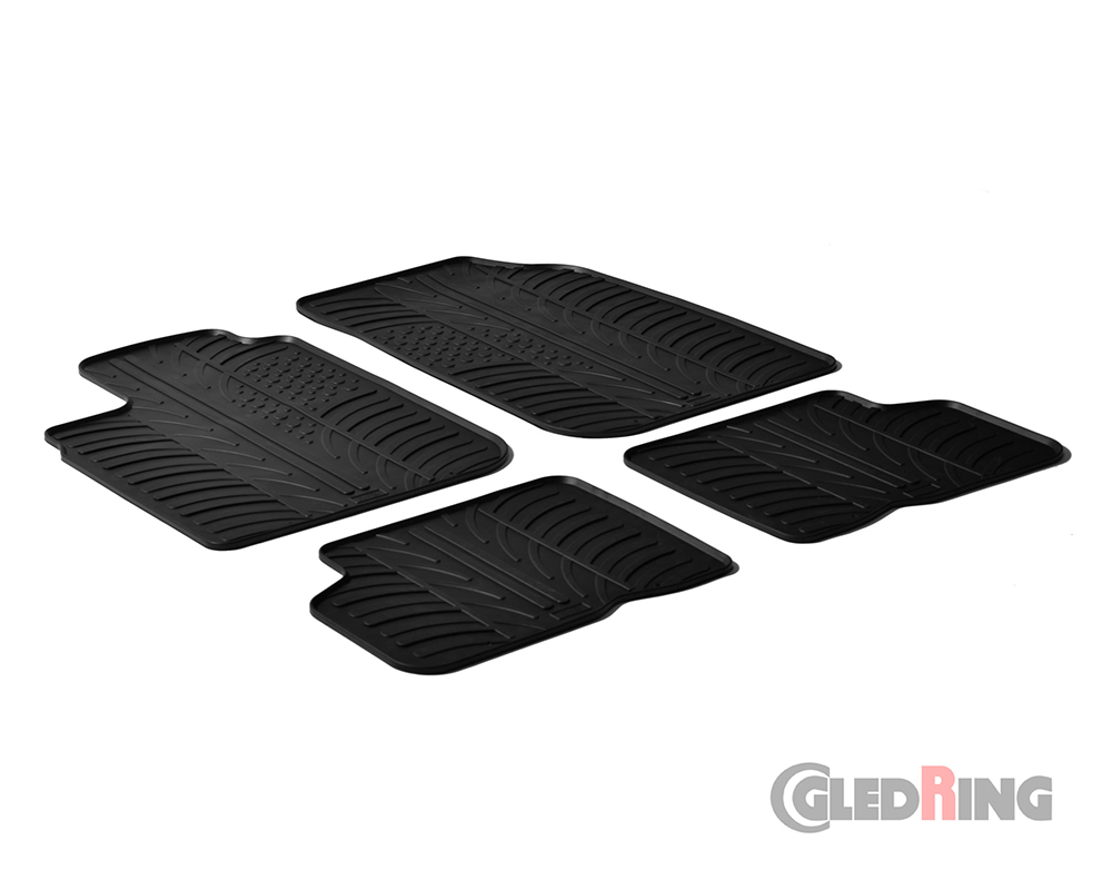 Alfombrillas goma para Dacia Logan, 2005-2013
