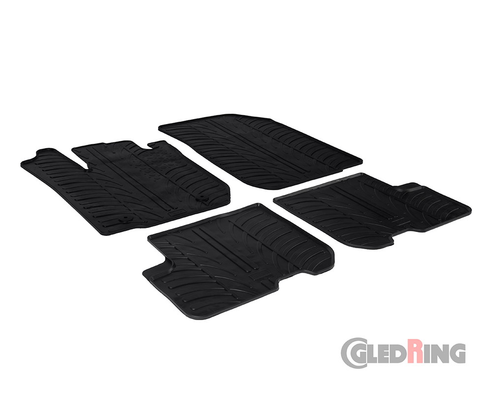 Tapetes de borracha para Dacia Logan, 2012-