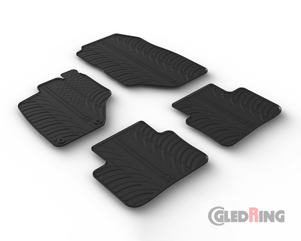Rubber mats for Peugeot 5008, 2024- (Hybrid & Automatic)