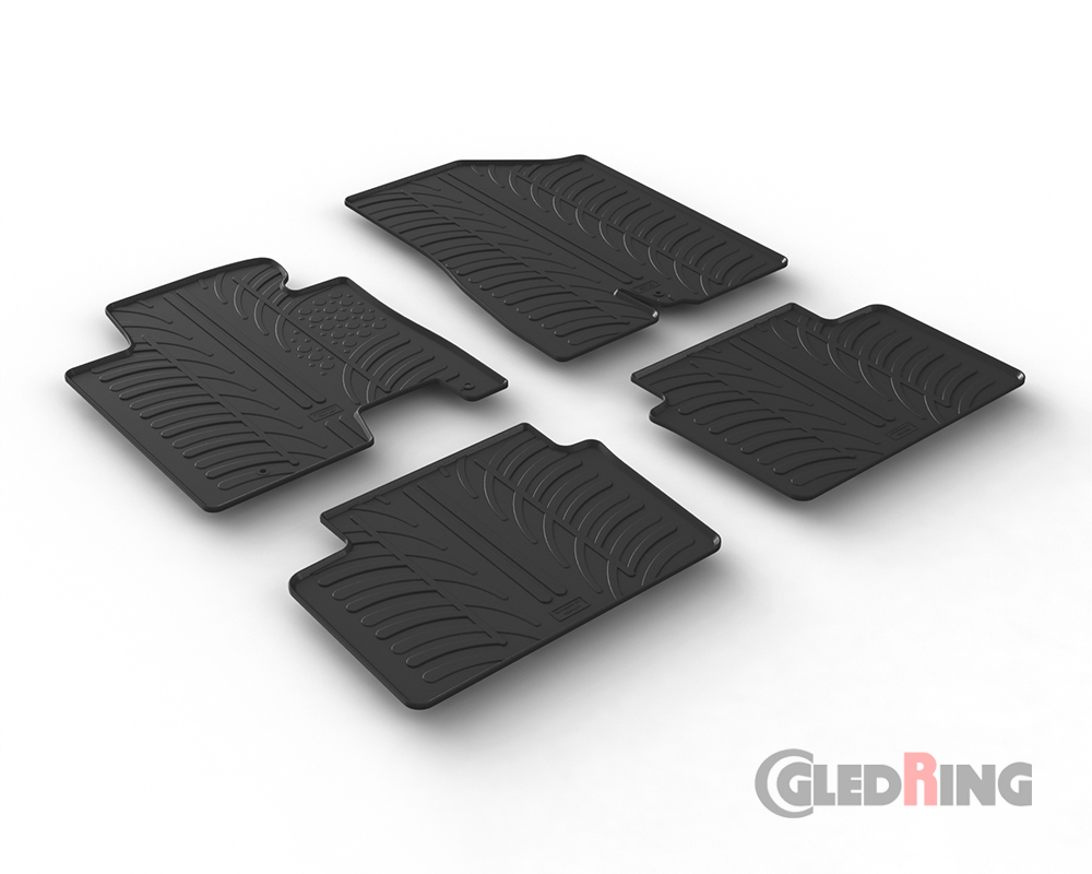 Tapetes de borracha para KIA Ceed, 2015-2018