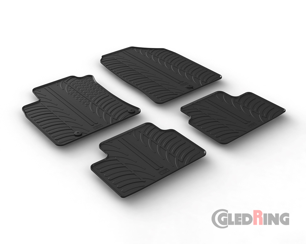 Rubber mats for Hyundai i30, 2017-