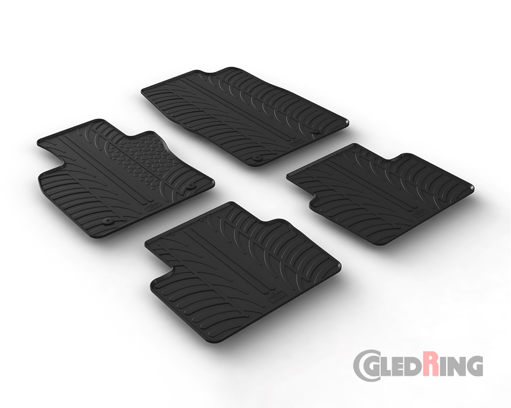 Rubber mats for Mazda 3, 2019- (Hatchback, Manual & Automatic)