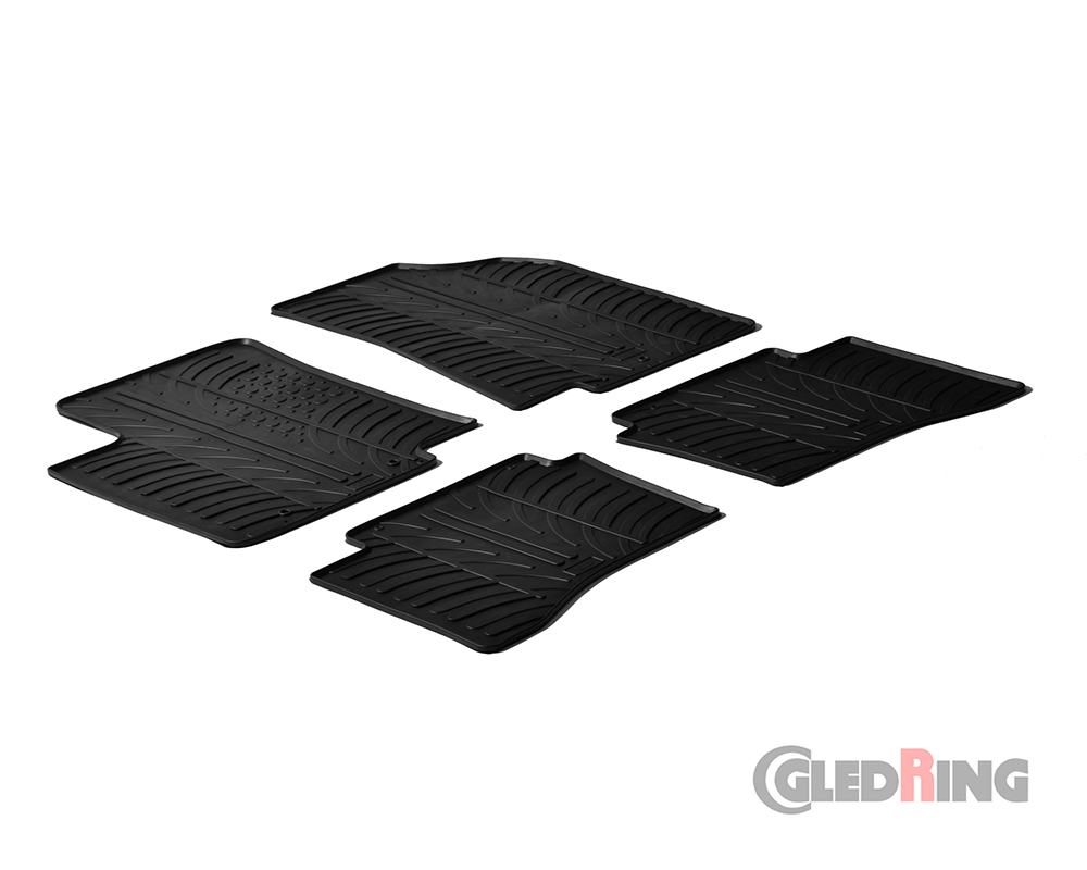 Alfombrillas goma para KIA Rio, 2011-2016, 5 Puertas