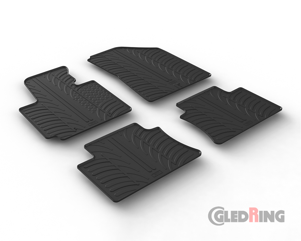 Rubber mats for KIA Soul, 2014-