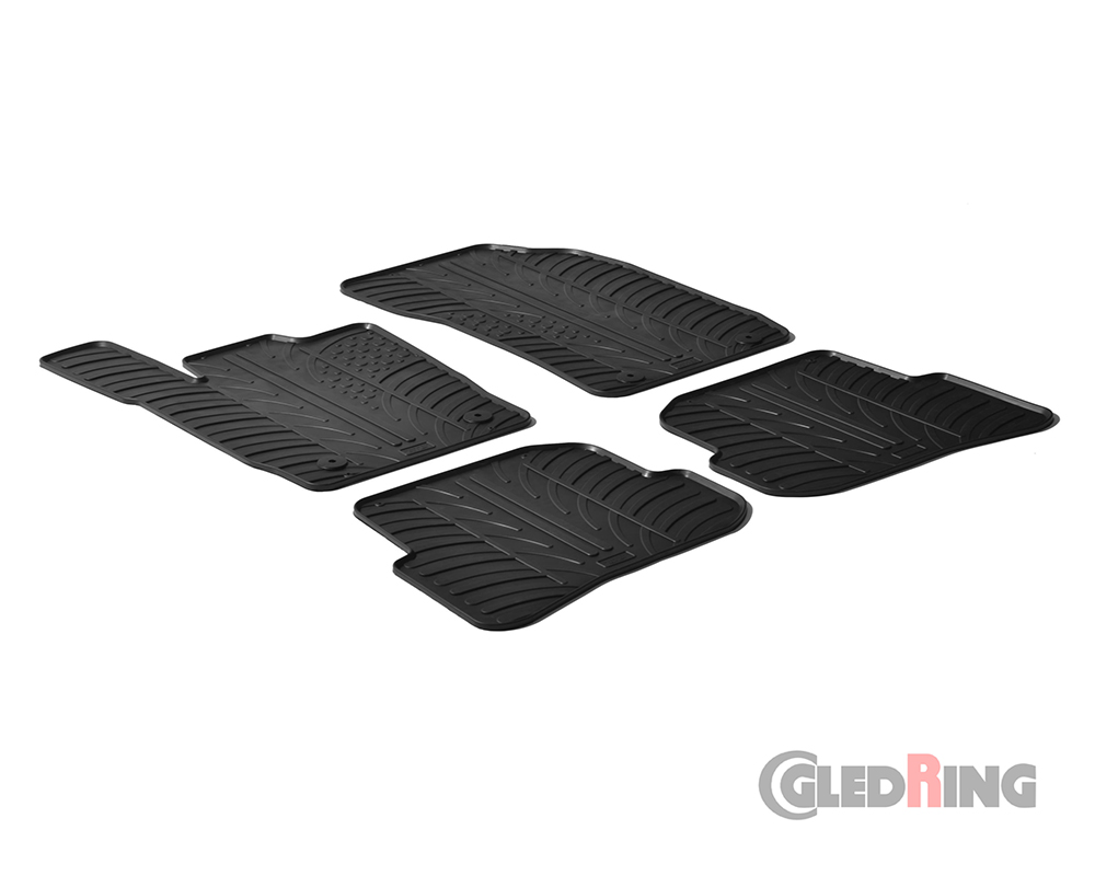 Alfombrillas goma para Audi A1, 2010-2018, 3 / 5 Puertas
