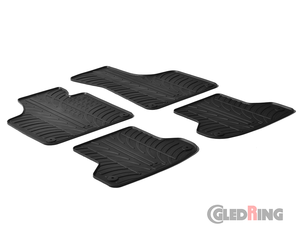 Alfombrillas goma para Audi A3 Sportback, 2004-2011, 5 Puertas