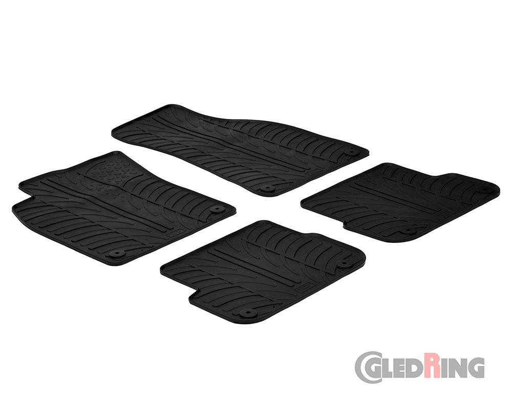 Alfombrillas goma para Audi A6 Sedan, 2004-2010