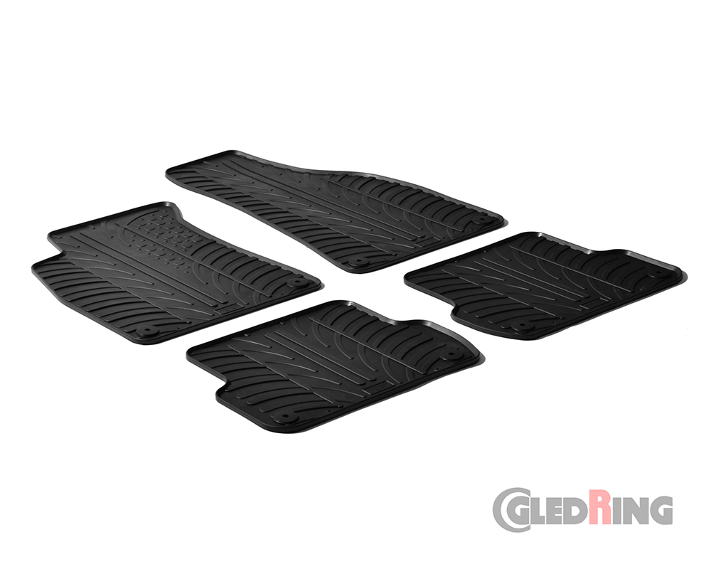 Rubber mats for Seat Exeo, 2009-