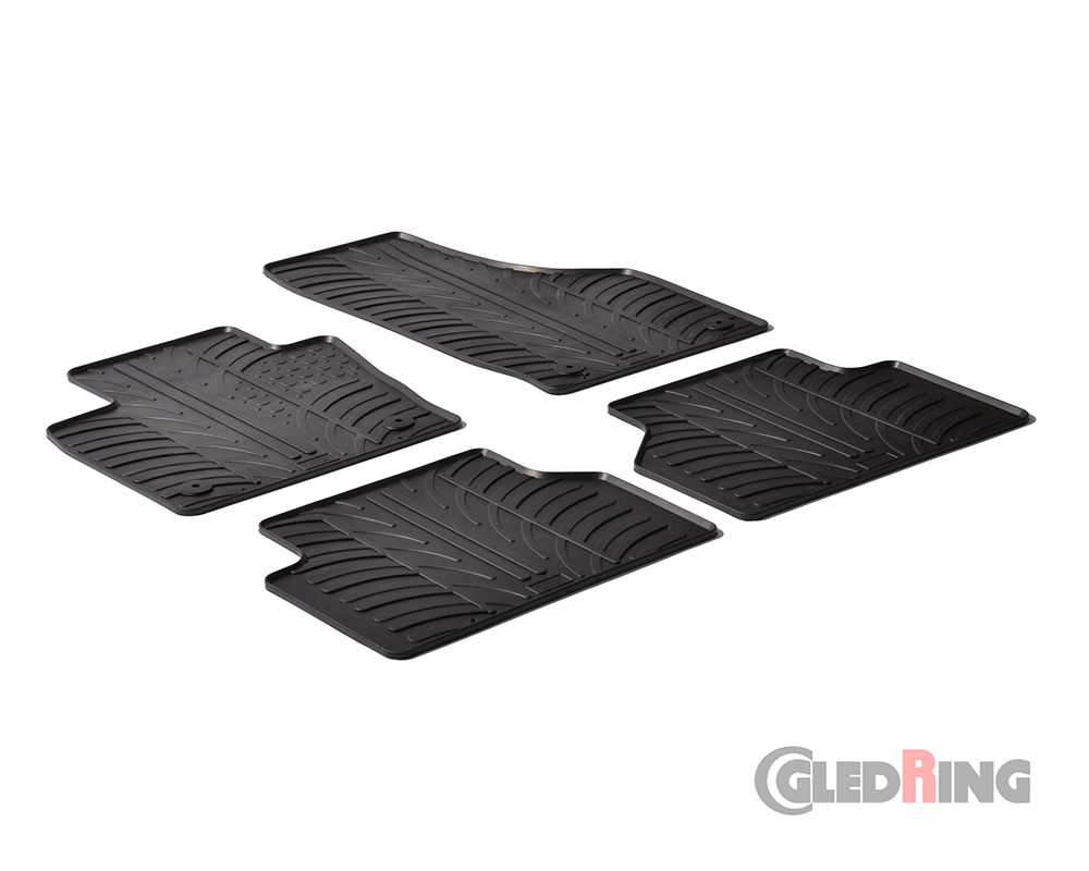 Alfombrillas goma para Audi Q3, 2011-2018