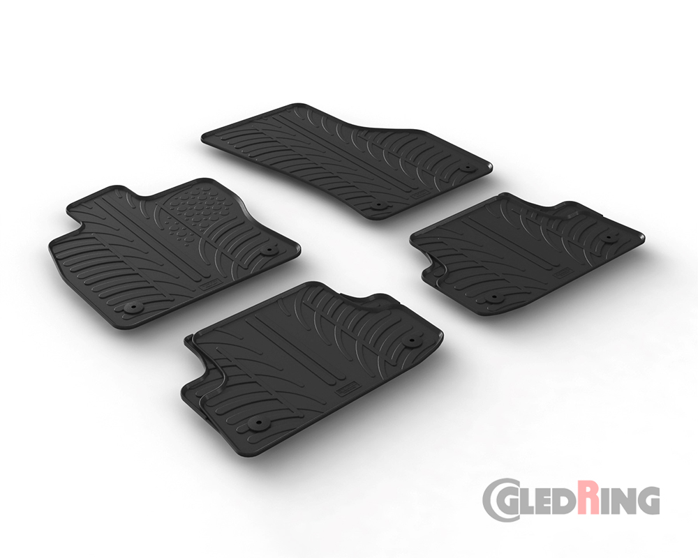 Alfombrillas goma para Audi A3 Sportback & Sedan, 2012-2020