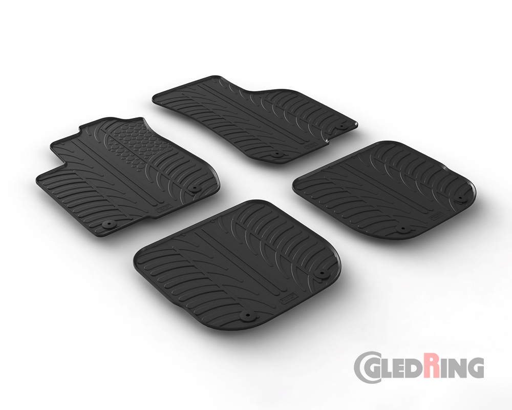 Alfombrillas goma para Audi A3, 1998-2004, 3 / 5 Puertas (Manual)