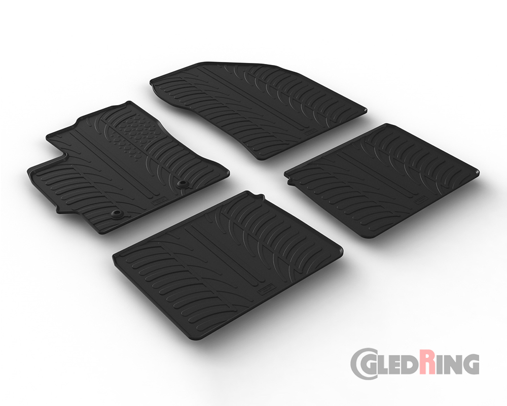 Tapetes de borracha para Toyota Corolla, 2013-2018
