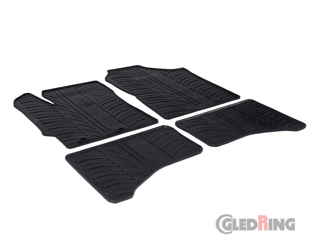 Tapetes de borracha para Toyota Yaris, 2012-2020 (Híbrido)