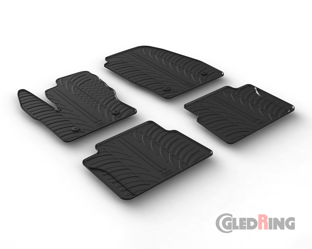 Rubber mats for Ford Transit Connect, 2014-2022