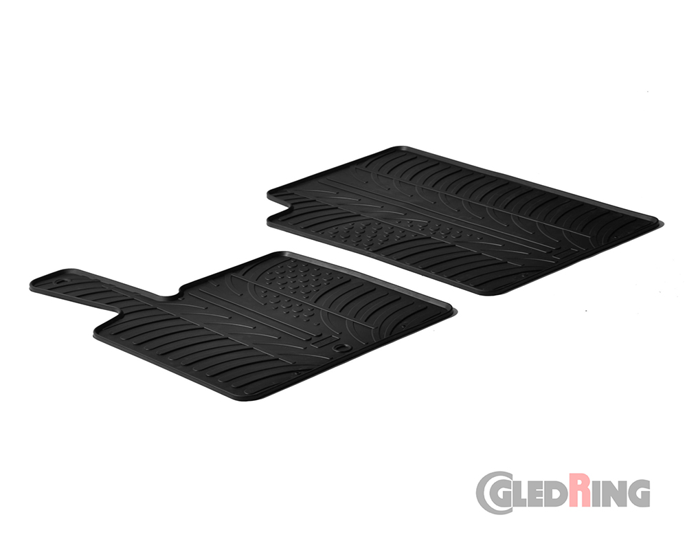 Tapetes de borracha para Smart Fortwo 451, 2006-2014