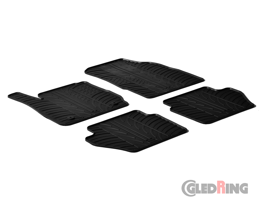 Alfombrillas goma para Ford Fiesta, 2008-2017