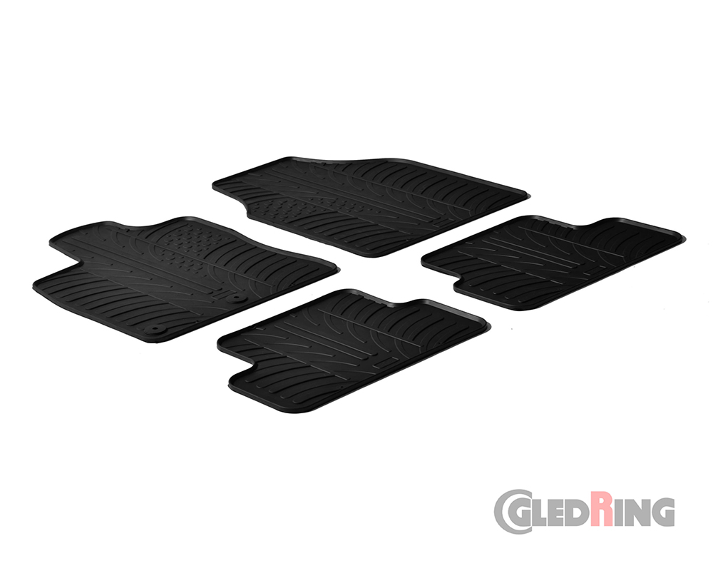 Tapetes de borracha para Nissan Qashqai, 2007-2013