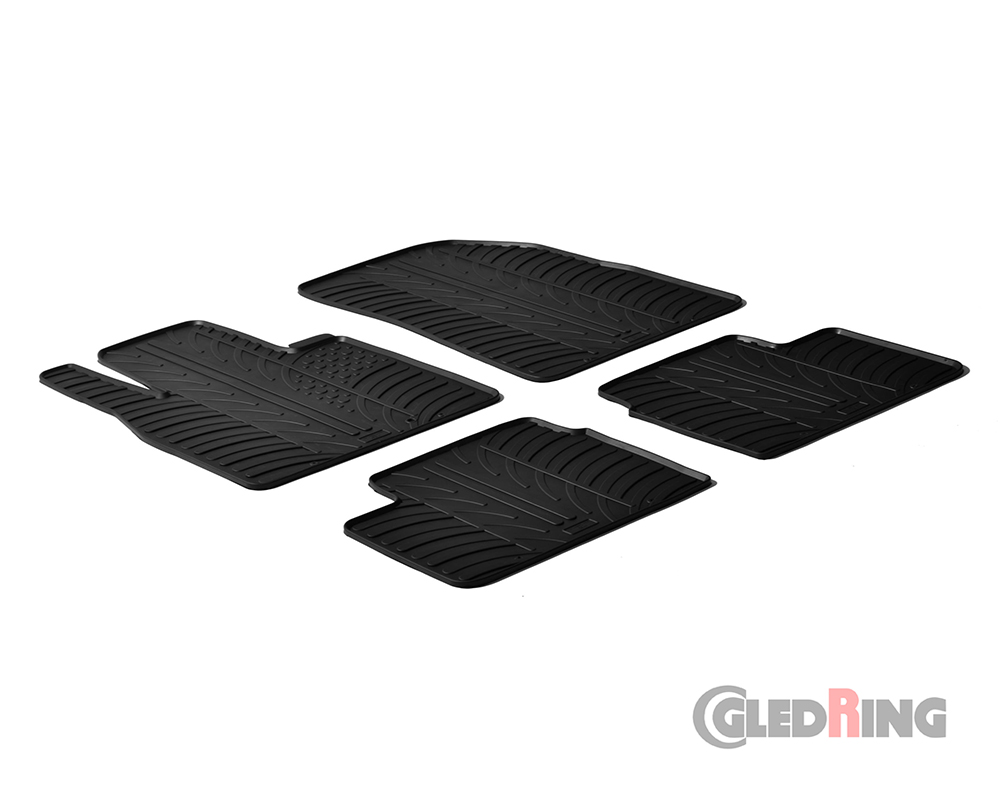 Tapetes de borracha para Nissan Micra, 2011-2017, 5 Portas