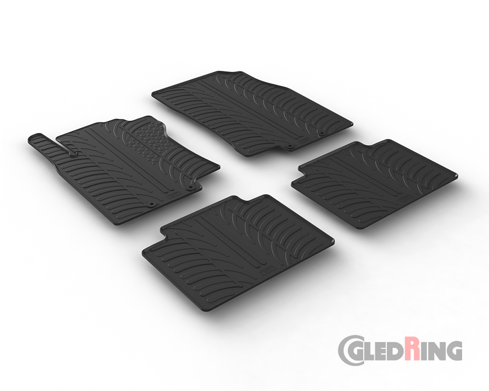 Tapetes de borracha para Nissan X-Trail, 2014-2020