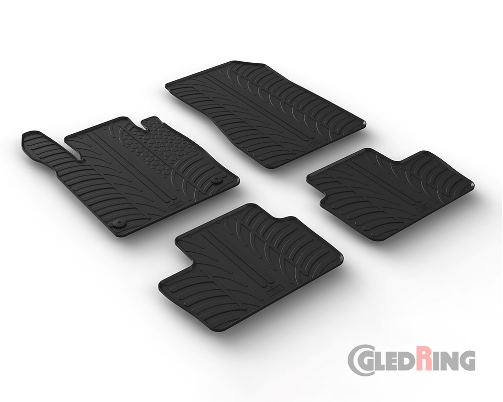 Tapetes de borracha para Nissan Juke II, 2019-