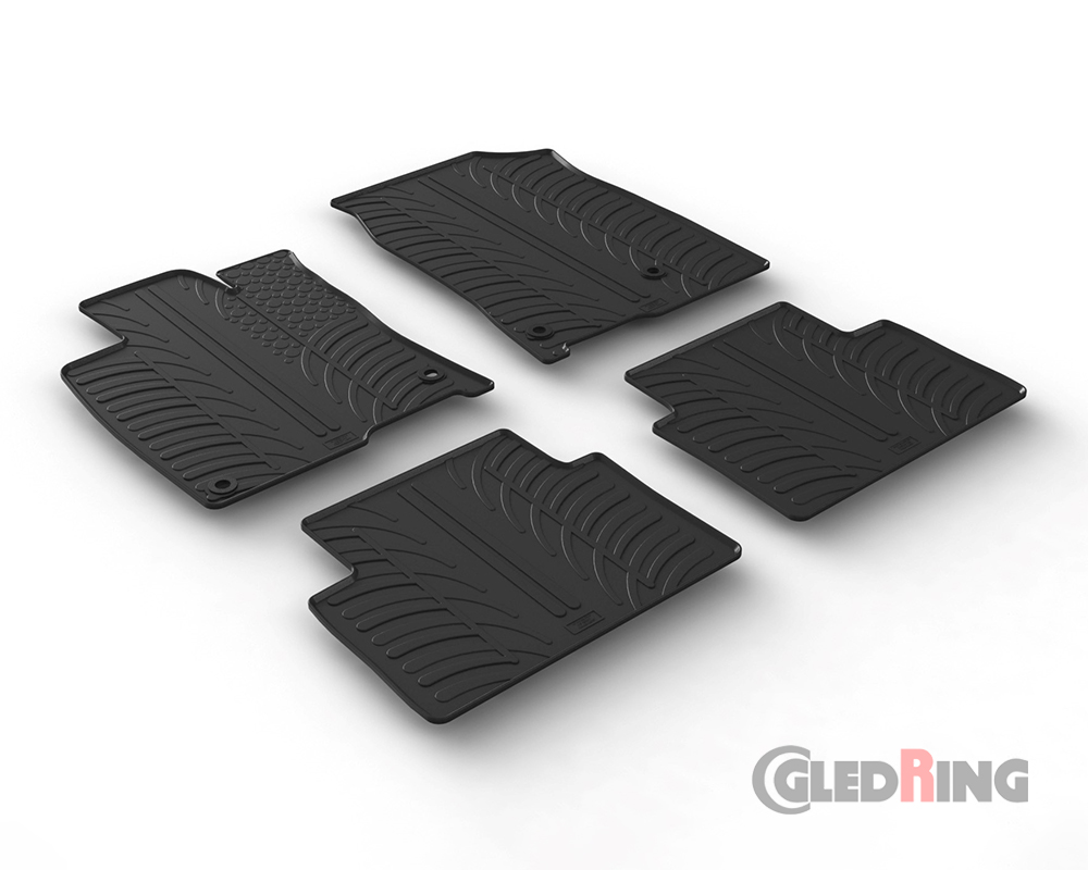 Rubber mats for Honda Civic, 2017-2021