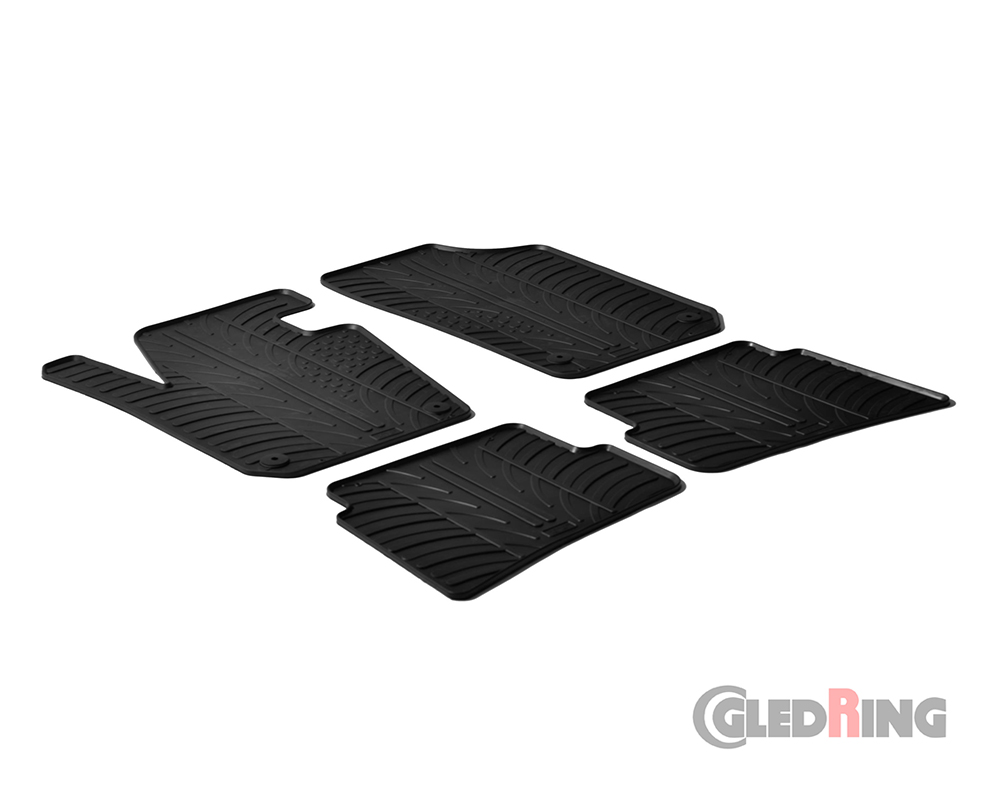 Rubber mats for Seat Ibiza, 2008-2017