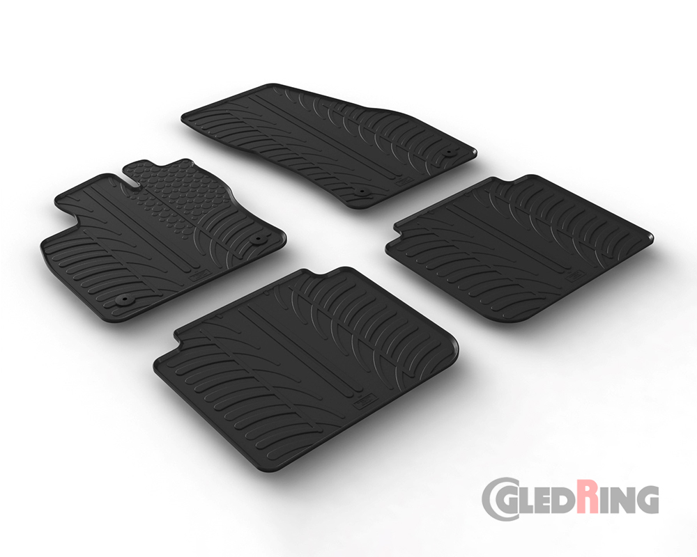 Rubber mats for Seat Tarraco, 2018-