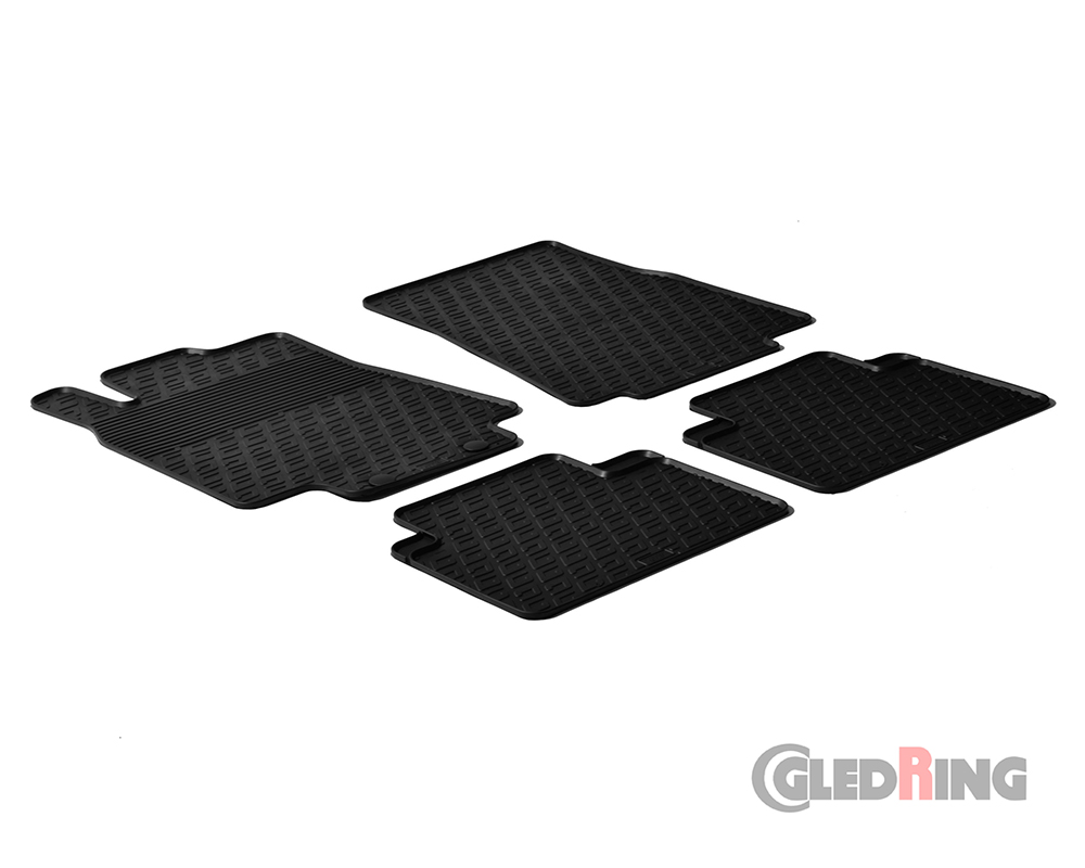 Rubber mats for Mercedes Class A, W169, 2004-2012