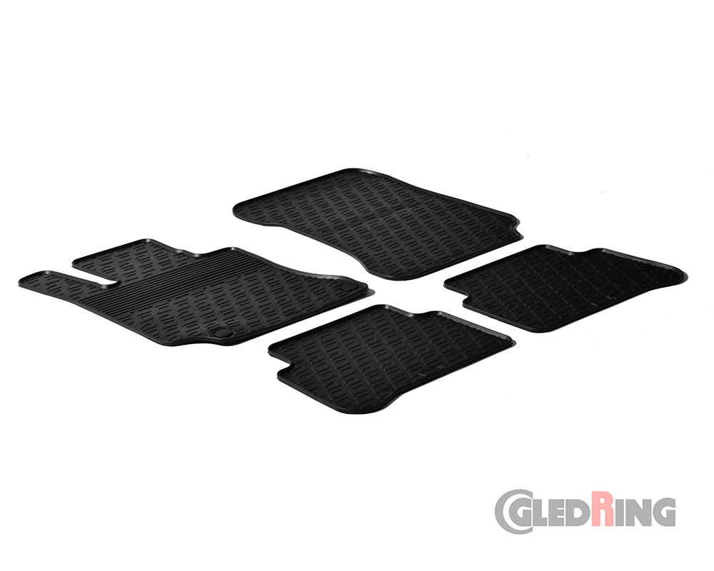 Rubber mats for Mercedes Class E, W212, 2009-2013