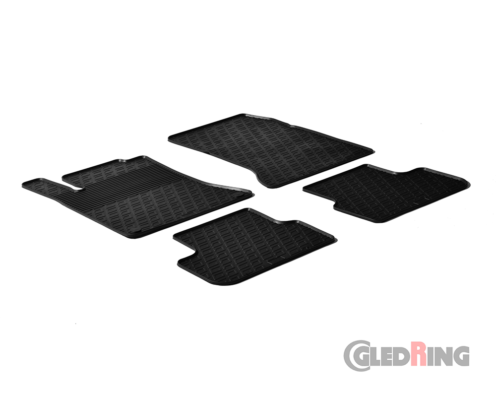 Rubber mats for Mercedes CLA, 2014-2019