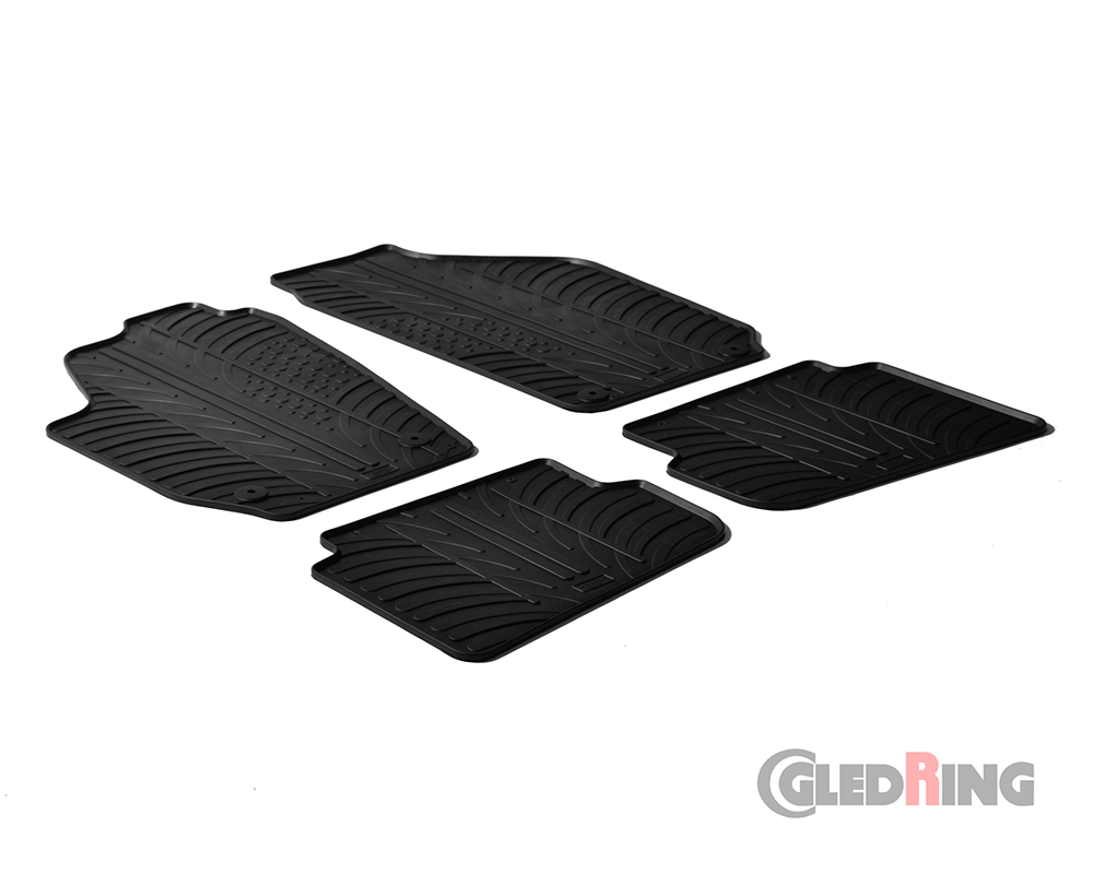 Tapetes de borracha para Skoda Fabia, 2002-2014