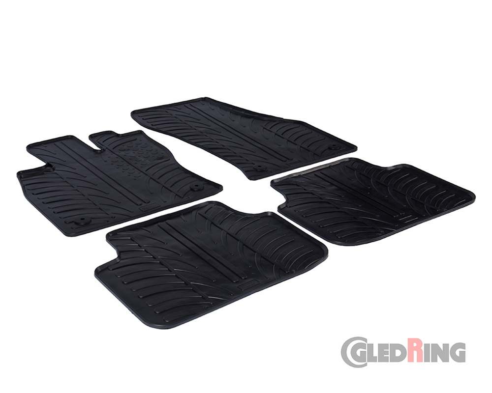 Tapetes de borracha para Skoda Octavia III, 2013-2019 (Sedan, Kombi)