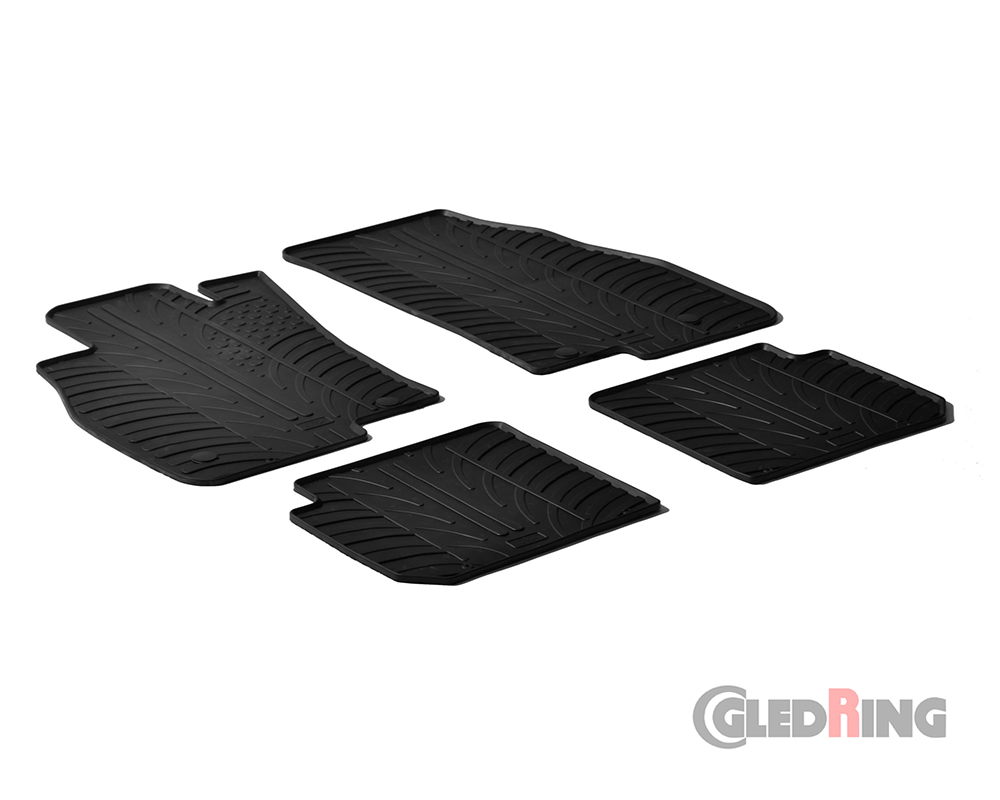 Tapetes de borracha para Alfa Romeo Mito, 2008-, 3 Portas