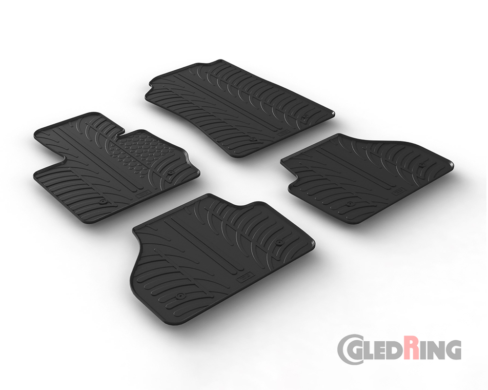Alfombrillas goma para BMW X4, 2014-2018
