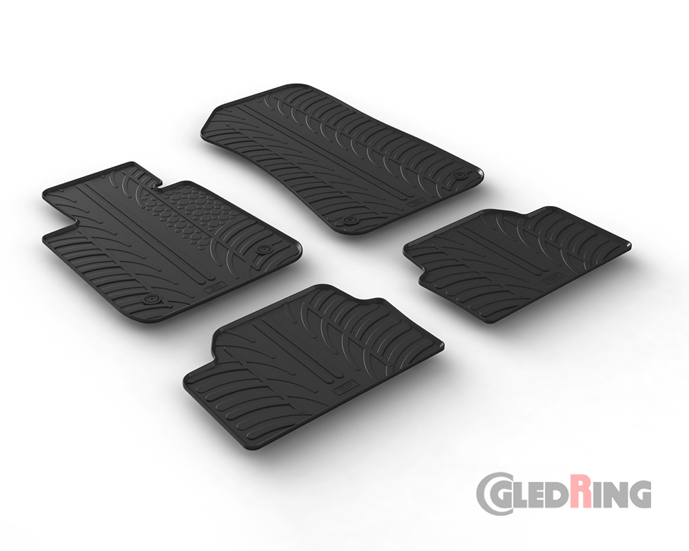 Alfombrillas goma para BMW Serie 1, E87, 2004-2011