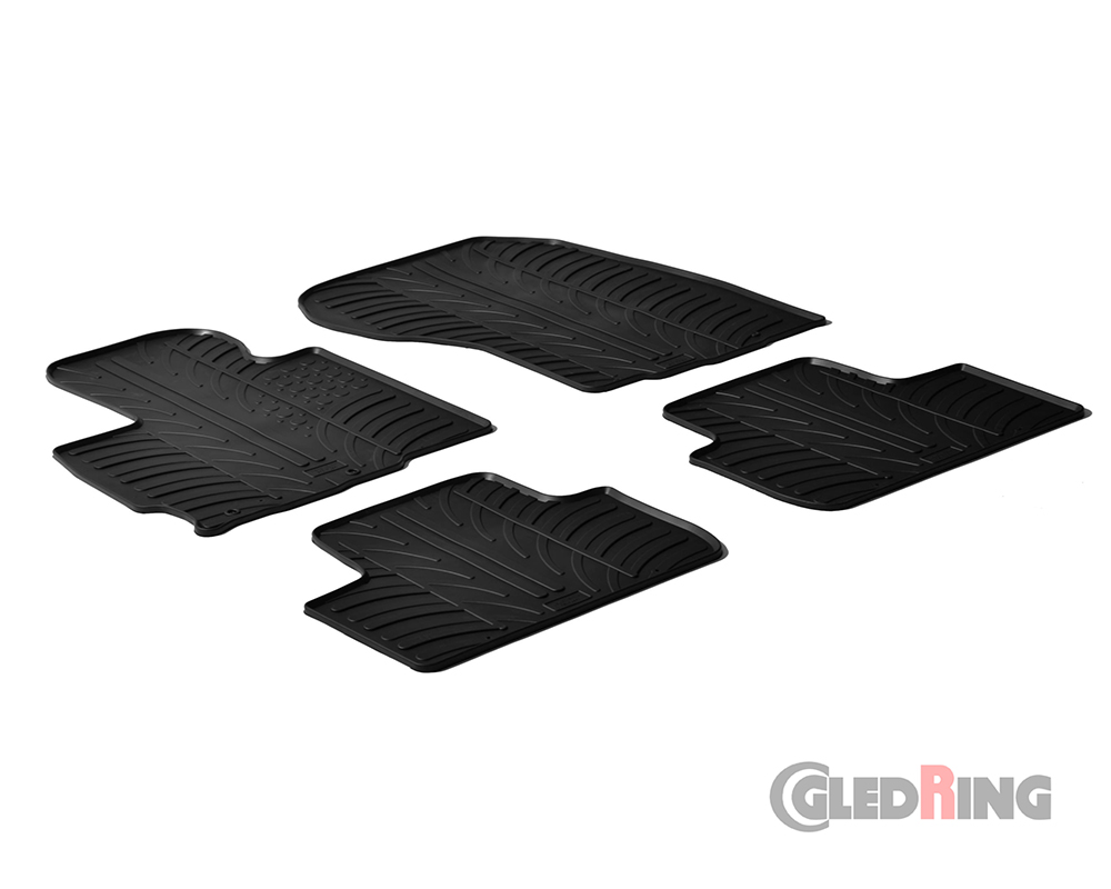 Tapetes de borracha para Citroen C4 Aircross, 2012-