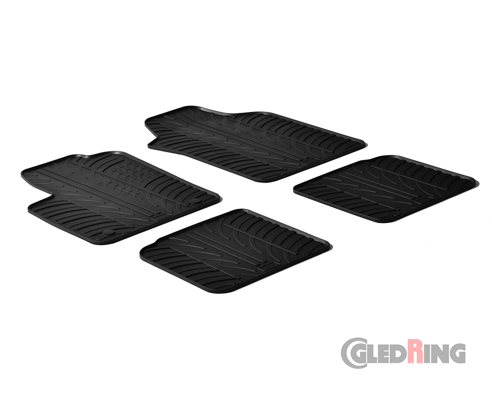 Rubber mats for Lancia Ypsilon, 2011-