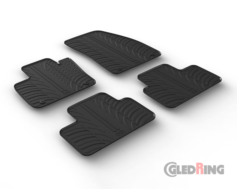Alfombrillas goma para Volvo XC40, 2018- (Automática, Solo a combustión)
