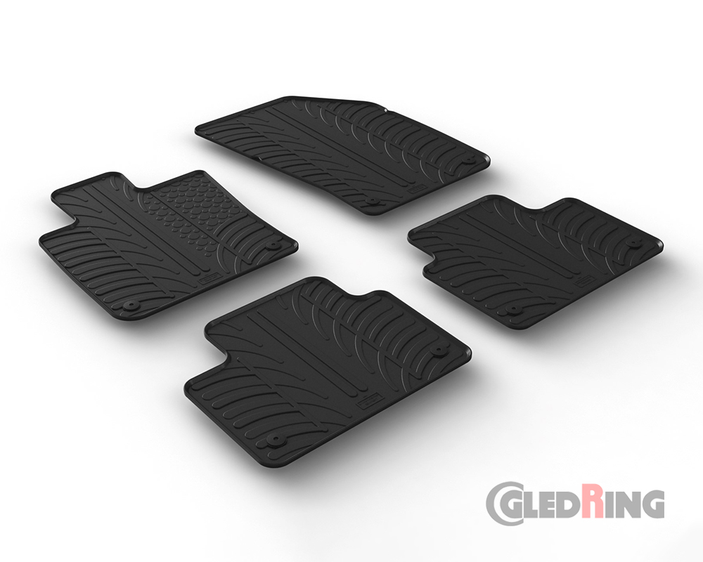 Alfombrillas goma para Volvo S60, V60, 2018- (Manual & Automática)