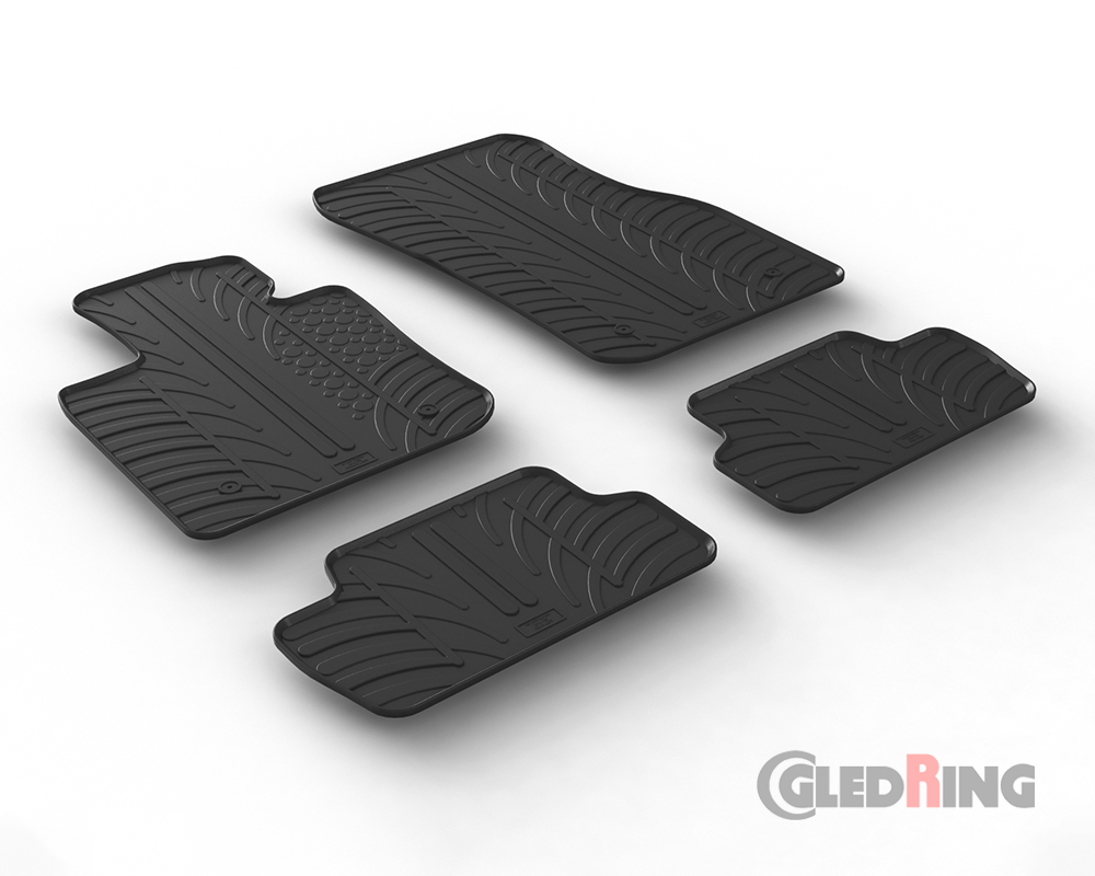 Rubber mats for Mini Cooper F56, 2014-, 3 Doors