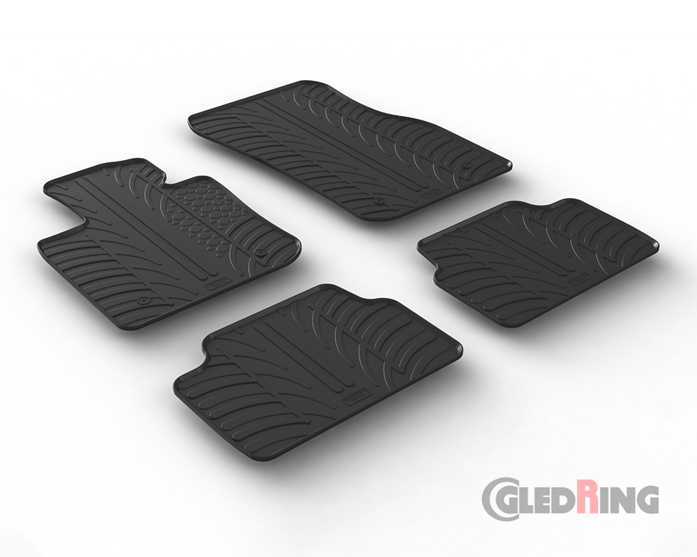 Rubber mats for Mini Cooper F55, 2014-, 5 Doors