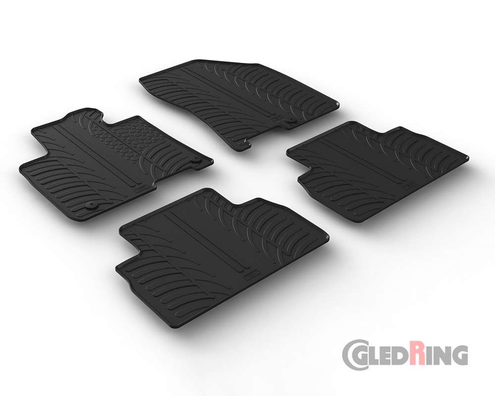 Rubber mats for Hyundai Santa Fe, 2018- (Manual & Automatic)