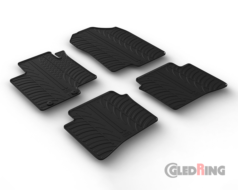 Rubber mats for Hyundai i20, 2020-