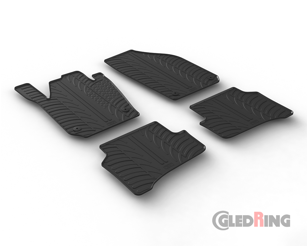 Tapetes de borracha para Skoda Fabia, 2014-2021, 5 Portas